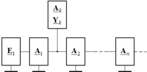 Модель сети с ответвительной подстанцией в методе фазных координат